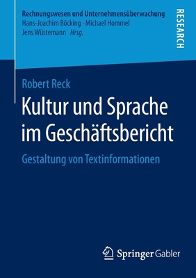 Kultur Und Sprache Im Geschäftsbericht: Gestalt... [German] 3658114118 Book Cover