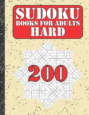 Sudoku books for adults hard: 200 Sudokus from ... B086PSMTW4 Book Cover