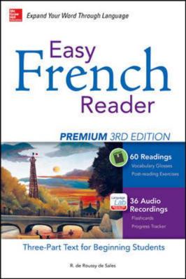 Easy French Reader Premium, Third Edition: A Th... 0071850171 Book Cover