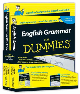 English Grammar for Dummies Education Bundle 0470537043 Book Cover