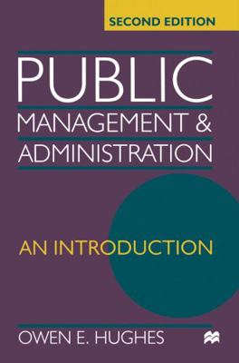 Public Management and Administration: An Introd... 0333748492 Book Cover