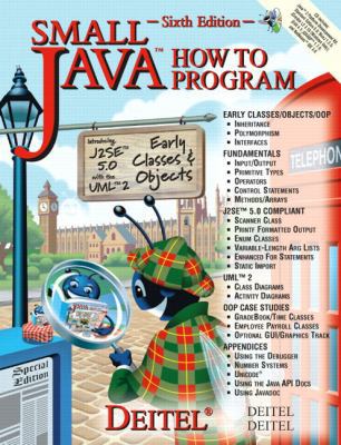 Small Java How to Program [With CDROM] 0131541579 Book Cover