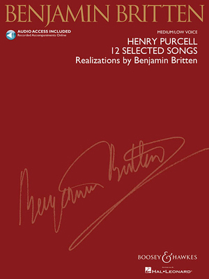 Henry Purcell: 12 Selected Songs: Realizations ... 1423479890 Book Cover