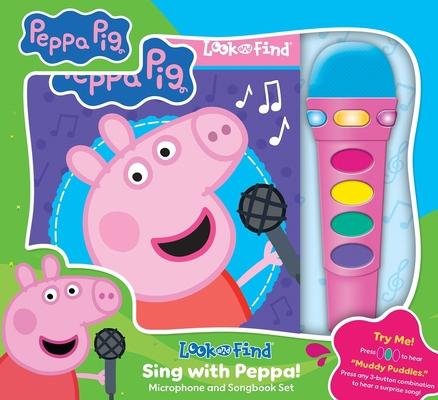 Peppa Pig: Sing with Peppa! Look and Find Micro... 1503745570 Book Cover