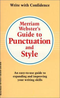 Merriam-Webster's Guide to Punctuation and Style 0785770119 Book Cover