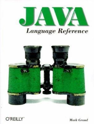 Java Language Reference 1565922042 Book Cover