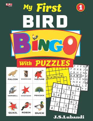 My First BIRD BINGO with PUZZLES, Vol.1 [Large Print] 1080657045 Book Cover