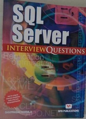 SQL Server Interview Questions 8183331033 Book Cover