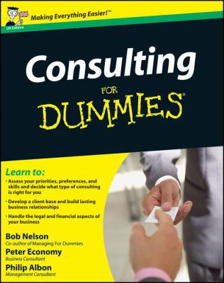 Consulting For Dummies 0470713828 Book Cover