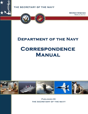 Department of the Navy Correspondence Manual 1304244717 Book Cover
