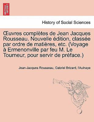 Uvres Completes de Jean Jacques Rousseau. Nouve... [French] 1241215049 Book Cover