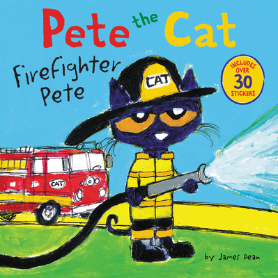 Pete the Cat: Firefighter Pete: Includes Over 3... 0062404458 Book Cover