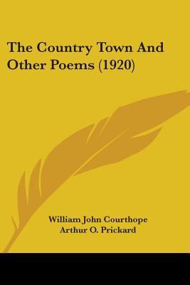 The Country Town And Other Poems (1920) 0548598614 Book Cover