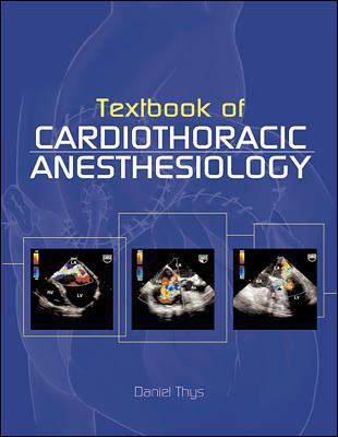 Textbook of Cardiothoracic Anesthesiology 0070791880 Book Cover