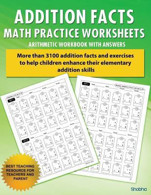 Addition Facts Math Practice Worksheet Arithmet... 1536932760 Book Cover