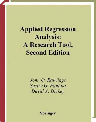 Applied Regression Analysis: A Research Tool 147577155X Book Cover
