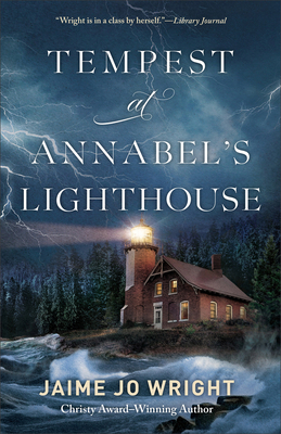 Tempest at Annabel's Lighthouse [Large Print] 1420522922 Book Cover
