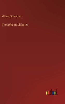 Remarks on Diabetes 3368146939 Book Cover