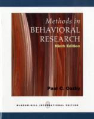 Methods in Behavioral Research B004D7YPW0 Book Cover