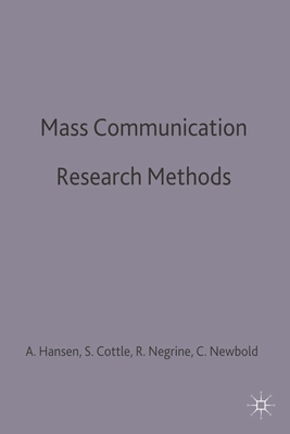 Mass Communication Research Methods 0333617096 Book Cover