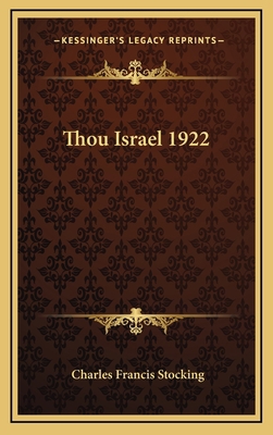 Thou Israel 1922 1169145817 Book Cover