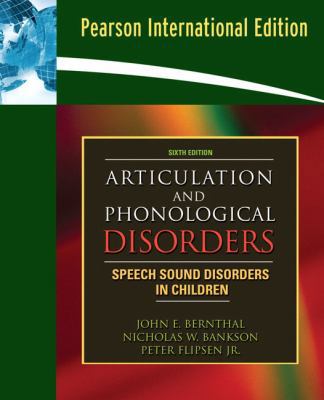 Articulation and Phonological Disorders. 0205658180 Book Cover