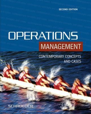 Operations Management: Contemporary Concepts an... 0072498919 Book Cover