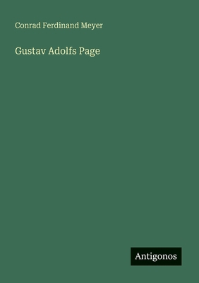 Gustav Adolfs Page [German] 356316570X Book Cover