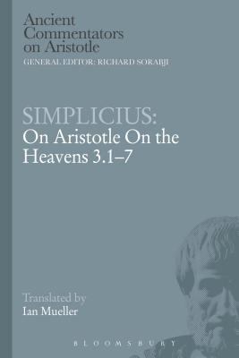 Simplicius: On Aristotle on the Heavens 3.1-7 1472557840 Book Cover