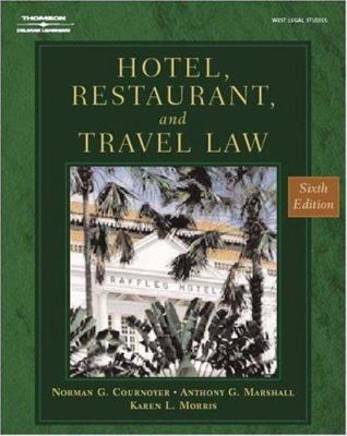 Hotel, Restaurant & Travel Law 0766835995 Book Cover