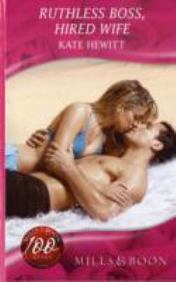 Ruthless Boss, Hired Wife 0263202771 Book Cover