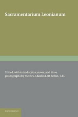 Sacramentarium Leonianum 1107623820 Book Cover