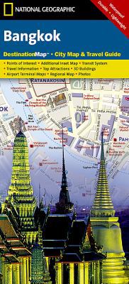 National Geographic Bangkok Destination City Map B0068U5BD2 Book Cover