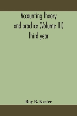 Accounting Theory And Practice (Volume Iii) Thi... 9354158935 Book Cover