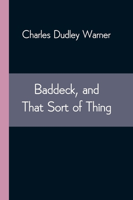 Baddeck, and That Sort of Thing 9354544215 Book Cover