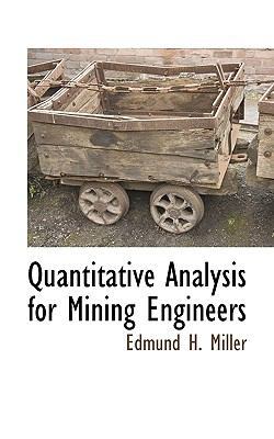 Quantitative Analysis for Mining Engineers 1115419927 Book Cover