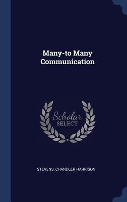 Many-to Many Communication 134031469X Book Cover