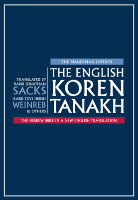 The English Koren Tanakh, Magerman Edition, Large 9657766389 Book Cover