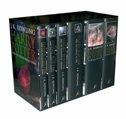 Harry Potter Box Set (contains Books 1-6) 0747581541 Book Cover
