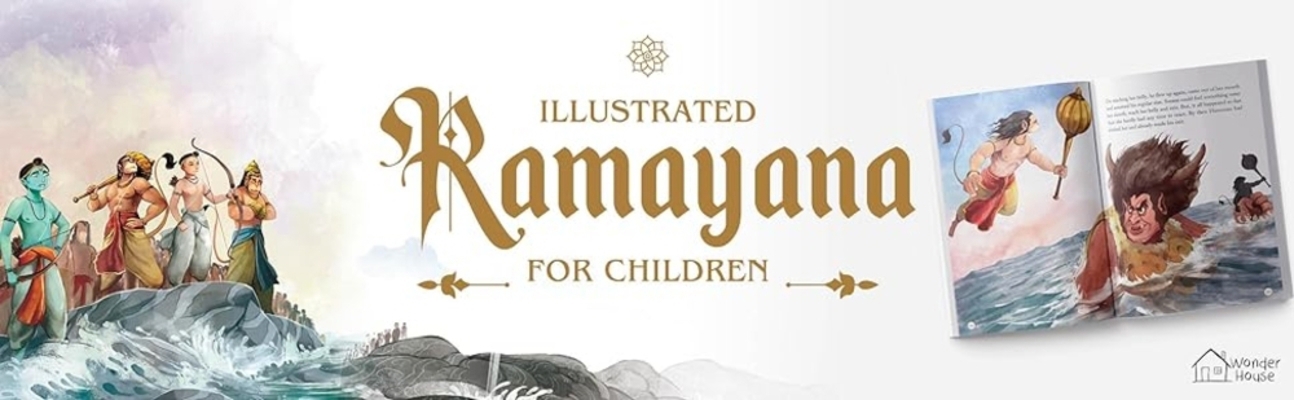 Illustrated Ramayana for Children 9390391598 Book Cover
