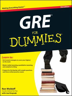 GRE For Dummies 0470889217 Book Cover