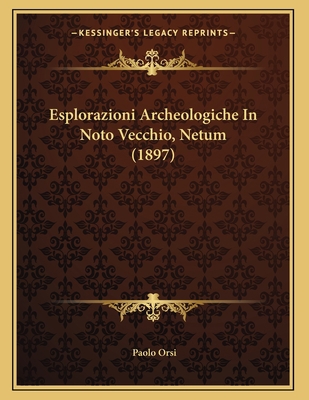 Esplorazioni Archeologiche In Noto Vecchio, Net... [Italian] 1168290775 Book Cover