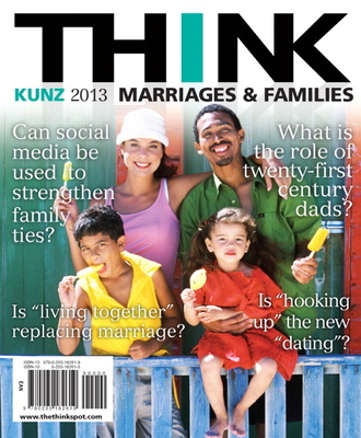 Think Marriages and Families 0205182615 Book Cover