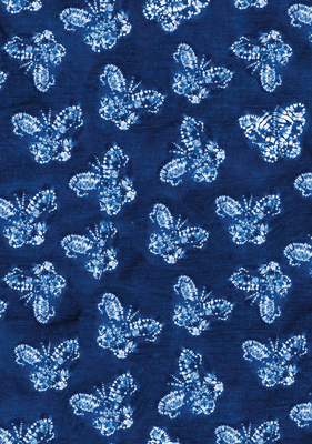 Shibori Indigo Butterflies Dotted Paperback Jou... 0804855692 Book Cover