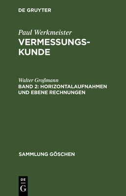 Horizontalaufnahmen und ebene Rechnungen [German] 3110019175 Book Cover