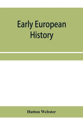 Early European history 9353958423 Book Cover
