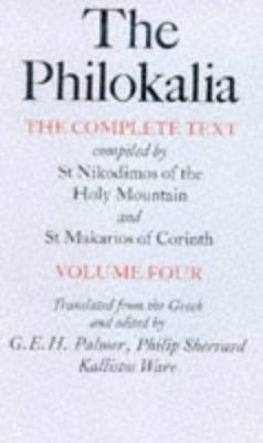 Philokalia: The Complete Text 0571117279 Book Cover