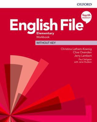 English file 4th edition elementary; workbook w... 0194032914 Book Cover