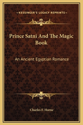 Prince Satni And The Magic Book: An Ancient Egy... 1169179827 Book Cover