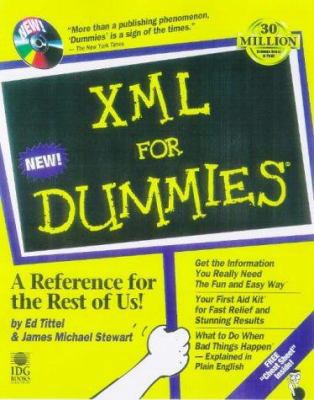 XML for Dummies [With Contains Freeware, Code E... 076450360X Book Cover